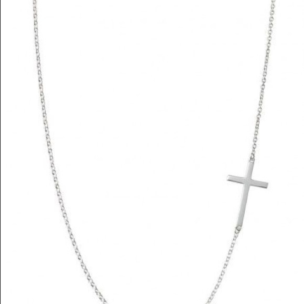 Stella & Dot Interlock Cross Necklace